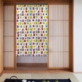 thumbnail image 2 of Door Curtain 34x56in Two Pieces Of Uniform Is Not Easy To Wrinkle The Room Shade And Dustproof For The Wall On The Door Or Window Colorful Gummy Bears Candies Jelly Sweets, 2 of 5