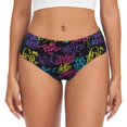 thumbnail image 1 of Balery Graffiti Art Ropa Interior de Algodón para Mujer con Dibujo – Braguitas Cómodas y Elásticas, Estilo Clásico-Medium, 1 of 5