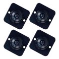 thumbnail image 2 of Matsuzay 4 piezas de polea adhesiva de 360 ​​grados, caja de almacenamiento Universal autoadhesiva, cubos, ruedas giratorias, para el Almacenamiento y organización del hogar Cuenta de plástico negro, 2 of 6
