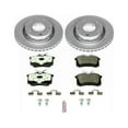 thumbnail image 2 of Power Stop Rear Euro-Stop ECE-R90 Certified Brake Pad and Rotor Kit ESK4844 Fits 2003 Volkswagen Passat, 2 of 5