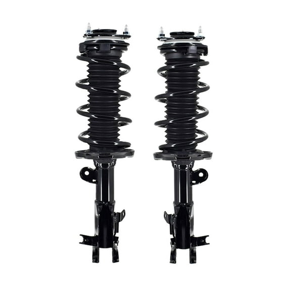 Pair of 2 Front L - R Quick Complete Strut For 2012-2015 Honda Civic Coupe