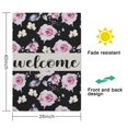 thumbnail image 5 of Spring Summer Multicolored Flower Leaves Garden Flag 28x40 Inch Double Side for Outdoor Courtyard Garden Decor Flowers Welcome Holiday Flag for Outside Decoration, 5 of 6