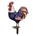 thumbnail image 2 of Dongrere 4th of July Rooster Garden Stake, Patriotic Metal Yard Art with American Flag, Chicken Ground Stake for Memorial Day, Independence Day Outdoor Decor, 7.8x11.8 Inch, 2 of 9