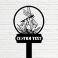 thumbnail image 5 of Handmadetneonsign Dragonfly Memorial Metal With Stake, Dragonfly Metal Name Sign Stake, Dragonfly Metal Stake Decor 45485, 5 of 5
