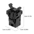 thumbnail image 2 of Moluckfu 10Ud Latch Para De Basura En Color Negro Para Reparación Con Instalación Sencilla, 2 of 7