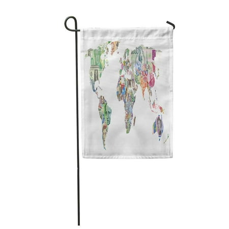 LADDKE Global World Countries Currency Map Finance Money Bank Note Garden Flag Decorative Flag House Banner 28x40 (Best Currency Note In The World By Unesco)