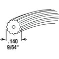 thumbnail image 2 of 9/64 in. x 1920 ft. Black Spline Roll, 2 of 2