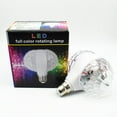 thumbnail image 4 of Hot Double-headed B22 E27 6W LED Crystal Ball Rotating Bulb Stage Light Bulb Disco Lamp E27, 4 of 8