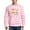 Pink, variant on - This Is My First Day Of School Shirt Ba Sweatshirt - Crew Neck Sweatshirt