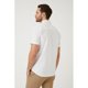 thumbnail image 2 of Burton - Camisa de Oxford de Manga Corta para Hombre (Blanco), 2 of 3