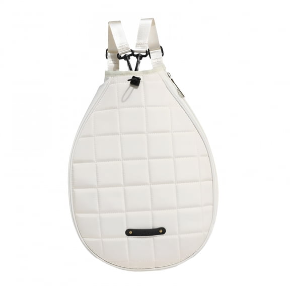 GASTROPOD Tennis Backpack Tennis Racquet Cover Case Bag Lightweight Shoulder Bag Large Capacity Badminton Racquet Bag Tennis Racket Bag White