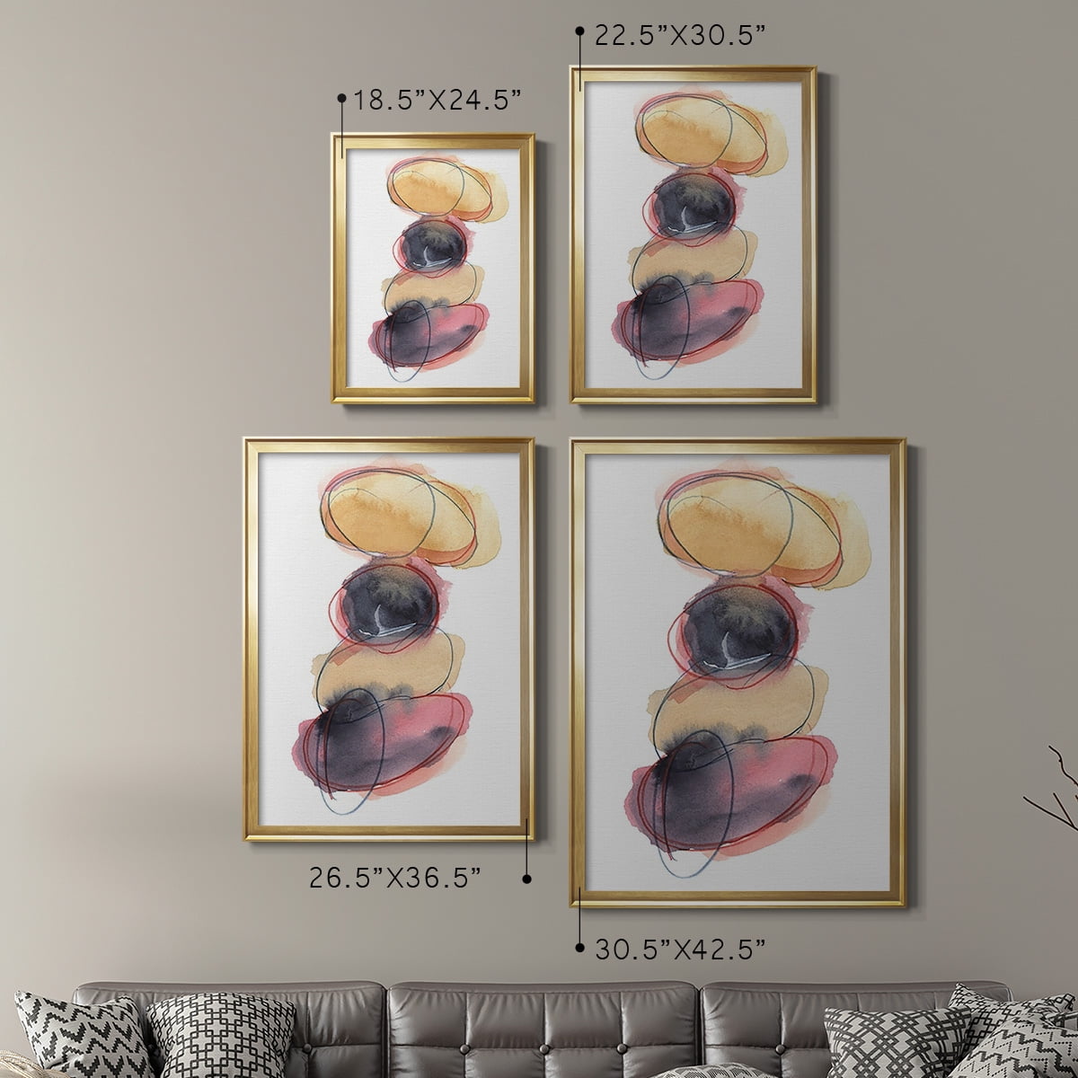 Balancing Act II Premium Framed Print, in Gold, Black, or Silver - Ready to Hang