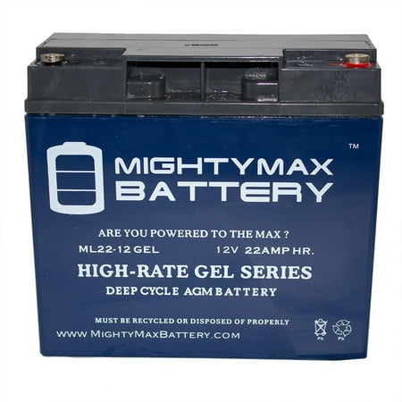 - 12V 22AH GEL Replacement Battery for ATD Tools 5928 Power On The Go