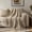 Sand Dune, variant on EVERGRACE Modern Checkered Chenille Throw Blanket, Soft Cozy Plaid Knitted Blanket for Sofa & Couch, Decorative Knit Throw for Bed and Living Room, Olive Green, 50" x 60"