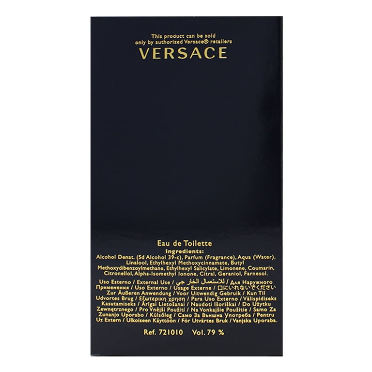 Dylan Blue by Versace Pour Homme Eau de Toilette Spray 3.4 oz