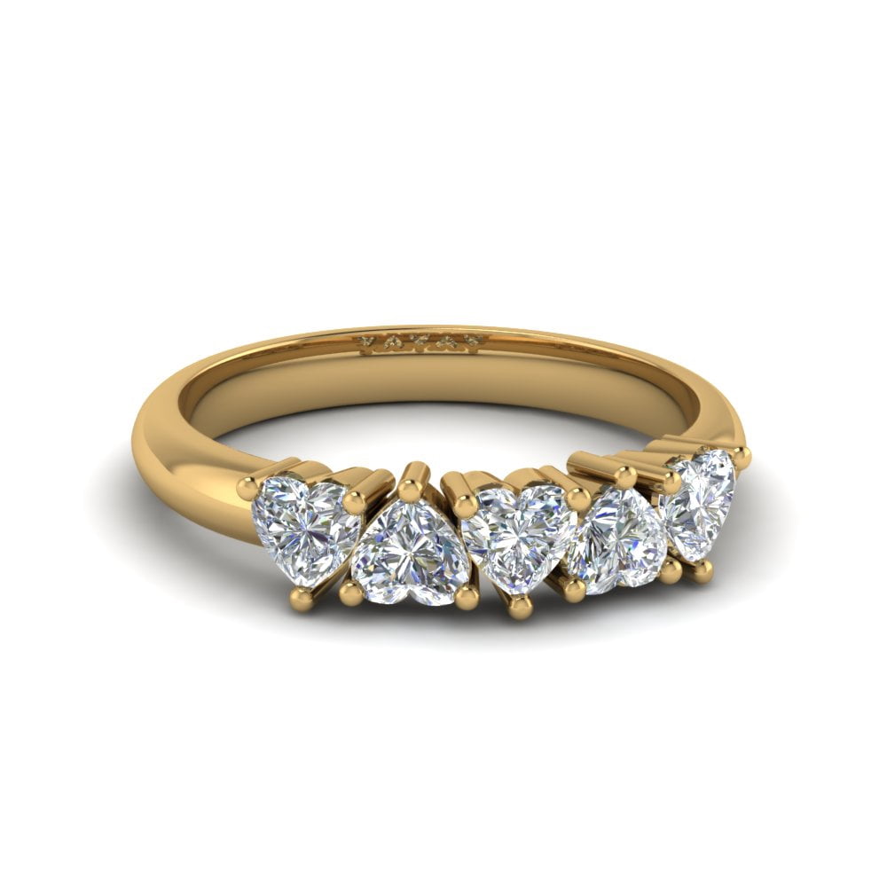 Fascinating Diamonds Wedding Rings For Her 1 Carat Five