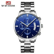Vava Voom men's watch top fashion Luxurios original quartz movement multifunctional 3atm waterproof calendar men' wristwatches