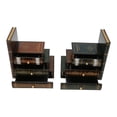 thumbnail image 2 of Shelves Book EndsBookends Retro Style Shelves Book Ends Decor Book Support High-Precision Functionality, 2 of 8