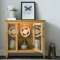 thumbnail image 6 of Entryway Curio Cabinet with Interior Light in Desert Sand, 6 of 17