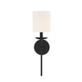 thumbnail image 4 of Trade Winds April 1-Light Wall Sconce in Matte Black, 4 of 6
