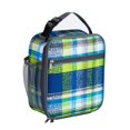 thumbnail image 1 of Fiambrera para niños Bolsa suave aislada Mini refrigerador Regreso a la escuela Kit de bolsa térmica para el almuerzo para niñas, niños, bolsa aislante para adultos de negocios, papel de aluminio engrosado, tela Oxford, paquete de hielo para picnic (celosía) Rojo Verde, 1 of 5