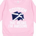 thumbnail image 3 of Inktastic Scottish Pride Scotland Flag Toddler Sweatshirt, 3 of 4