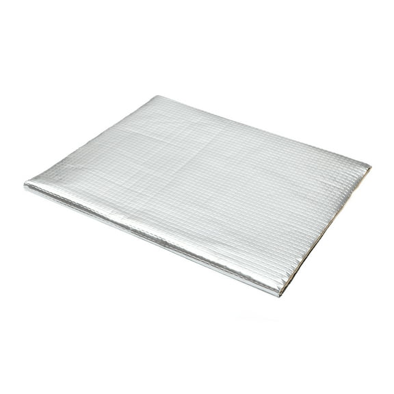 Unique Bargains 197mil 5mm 1.62sqft Car Sound Mat Aluminum Foil Foam Universal for Hood Boat Engine Cover 19.69"x11.81"