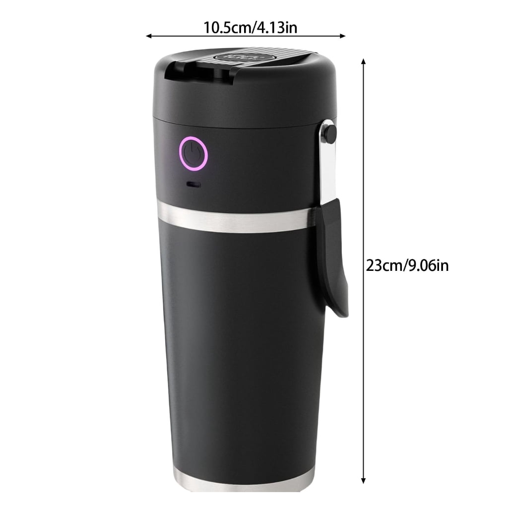 Stainless Steel Travel Juicer for Cold Drink Large Capacity 11.1V Smoothie Cup LED Display Rechargeable Cordless Mixer