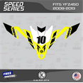 thumbnail image 3 of Kalair GFX Graphics Kit for Yamaha ATV YFZ 450 (2009-2013) Speed Series, 3 of 5