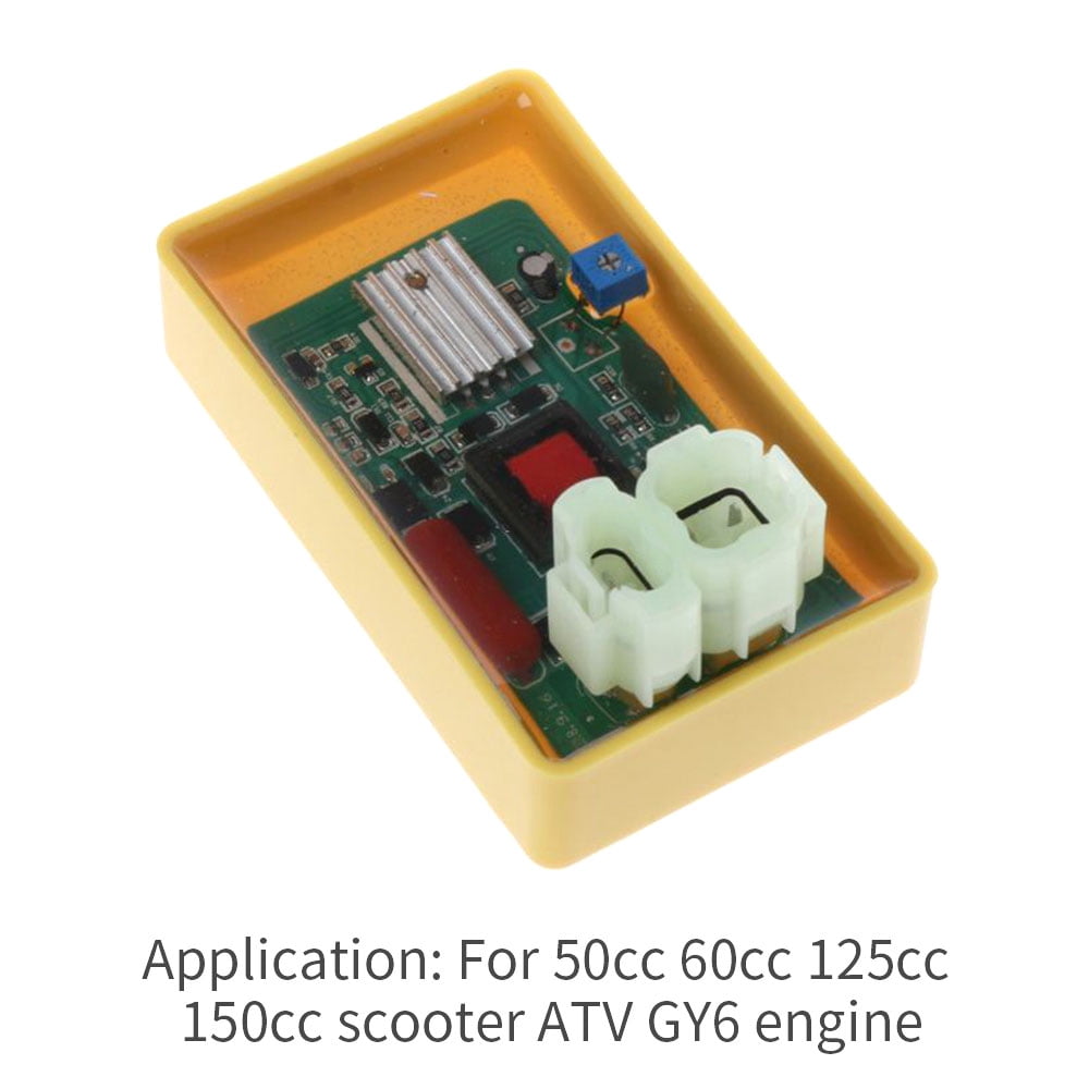 CDI Ignition Box GY6 Ignition Box Universal Adjustable Timing Engine Scooter ATV 6Pin