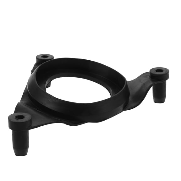 OUNONA Toilet Installation Kit 1 Set Black Gasket with Heavy Duty Bolt Replacement for Secure Toilet Fix