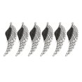 thumbnail image 2 of 6-Set Large Hollow Angel Wing Charms Pendants Bookmark 108mm, 2 of 8
