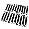 thumbnail image 1 of 20 Piezas Tiras Antideslizante de Silicona Negro para Percha de Ropas 20PCS Perfecl, 1 of 7