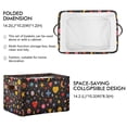 thumbnail image 2 of Yayeee 2 Pack Canvas Storage Basket with Handles for Shelves Fabric Bins Closet Organizer, Moon Pattern, 2 of 8