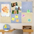 thumbnail image 5 of AGCAN Felt Bulletin Board, Large Felt Wall Tiles with 40 Push Pins, DIY Thick Cork Board for Office Kitchen Classroom, 12" x 12", 6 Pack, Coffee+Blue, 5 of 9