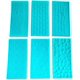 thumbnail image 4 of Fondant Impression Mat Plástico en relieve Moldes para glaseado Textura en relieve en relieve Flor Adoquín Textura Diseño Azúcar Elaboración de piedras Pastel Decoración Herramienta 6 piezas brillar Juguete, 4 of 5