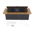 thumbnail image 1 of Regleta de alimentación con doble USB, caja de conexión, toma de corriente, receptáculo de 250V para oficina en casa, 1 of 8