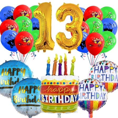 The Wiggles Balloons Party Supplies 13th Big Number Decorations Decor Kit Birthday