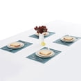thumbnail image 2 of Javlergo Set of 4 Placemats, Washable Woven Table Runners, Non-Slip Durable Heat-Resistant Stain Resistant Placemats for Dining Table, Kitchen Table, 18" x 12", Blue, 2 of 7