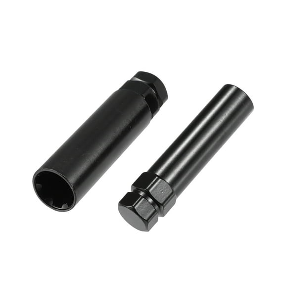 Unique Bargains 1 Set Car 6 Spline and 7 Spline Lug Nut Key for Wrench Lugnuts Socket Replacement Tools
