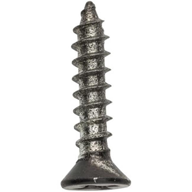 7 x 0.75 in. Flat Phillips Flat Head Wood Screws, Black