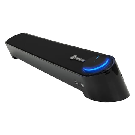 SonaVERSE UBR (Blackout) Computer Sound Bar Speaker w/ Easy Access Headphone & Mic Jacks by GOgroove