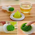 thumbnail image 5 of Compact Silicone Oil Bottle Brush For Cooking, Transparent Glass Container With Basting Brush Storage, Safe Non-Toxic Material Direct Food Conta, 5 of 5