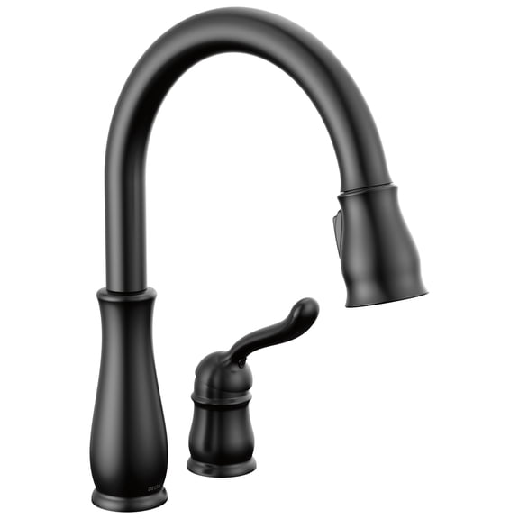 Delta 978-Dst Leland Pull-Down Kitchen Faucet - Black