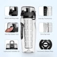 thumbnail image 1 of Taza PCTG de una Sola Capa de Botella Espacial de 32 Oz para Botellas de Agua de Elaboración de Frutas con Infusor de Rejilla ANGGREK  Otros, 1 of 8