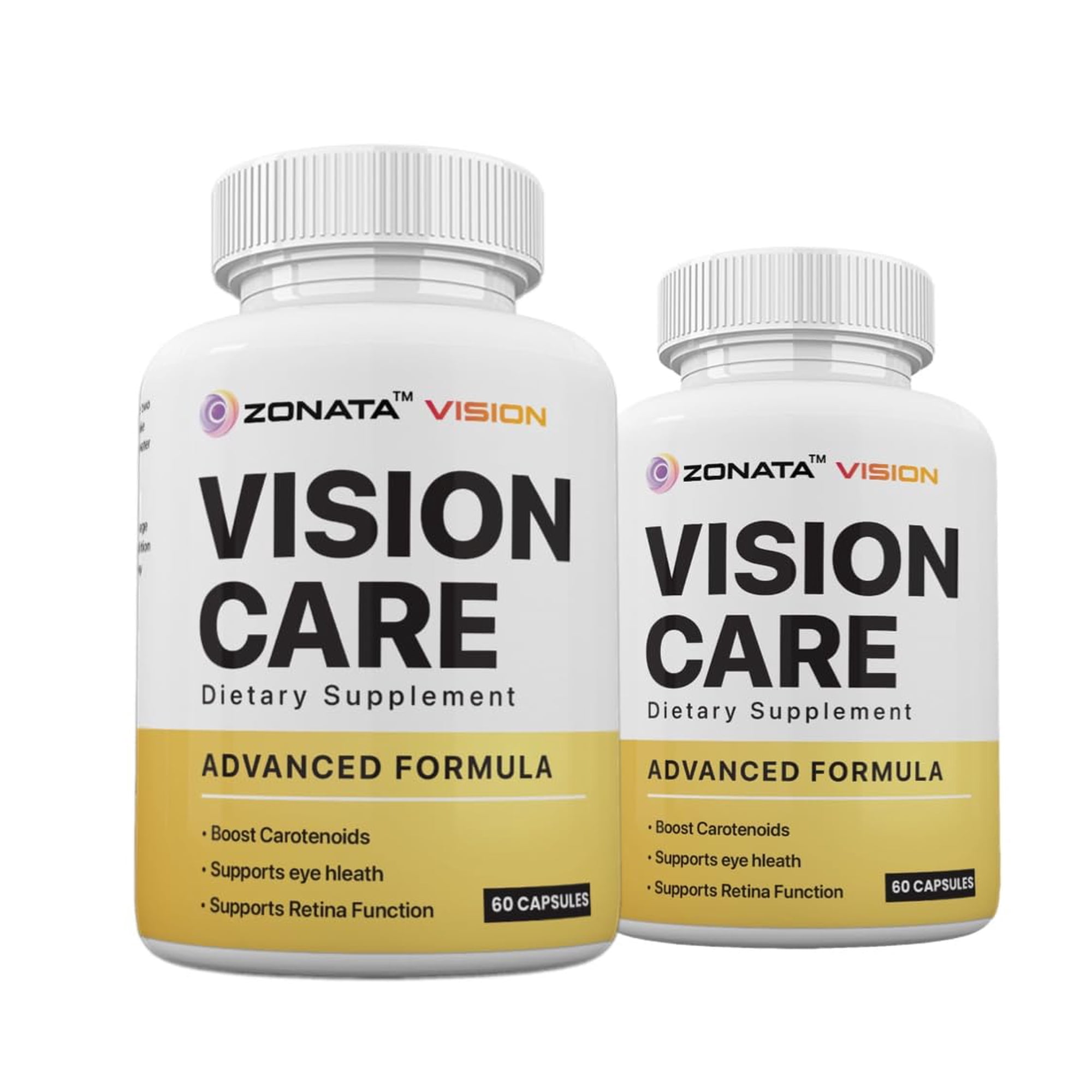 (2 Pack) Vision Care Eye Health Support Vitamins Pills, Vision Care Supplement - 120 Count