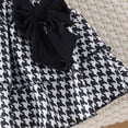 thumbnail image 6 of CAUYDY Little Baby Girl Clothing Newborn Ruffle Sleeve Romper Cute Sets 0 3 6 9 12 18 Months Toddler Photography Outfits Kids Suit Shower Christmas Gift Black Sizes 6-12 Months, 6 of 7
