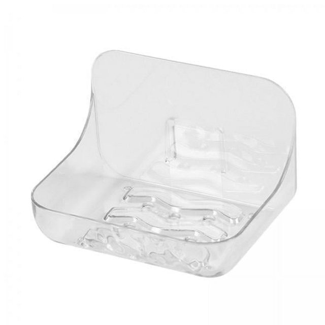 4x Estante De Ducha Acrílico Transparente Sin Taladros, Estante De Pared Adhesivo Multiusos De Moda, 12 X 8,7 X 8 Cm
