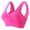 Hot Pink, variant on Maplenight Racerback Sports Bras for Women Removable Padless Bralettes Wirefree Yoga Breathable Cool Mesh Support Comfy Lightweight Active Bra
