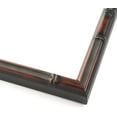 40X27 Frame Brown Bamboo With Dark Coffee/Walnut Finish Solid Wood